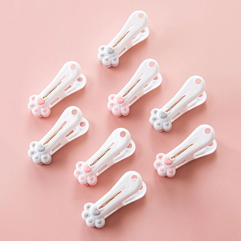 12Pcs/Set Cute Cat Claw Clips Plastics Clamp Mini Clothes Socks Peg Bathroom Towel Clip Kitchen Organizer Hook Clothespint
12Pcs/Set Cute Cat Claw Clips Plastics Clamp Mini Clothes Socks Peg Bathroom Towel Clip Kitchen Organizer Hook Clothespint