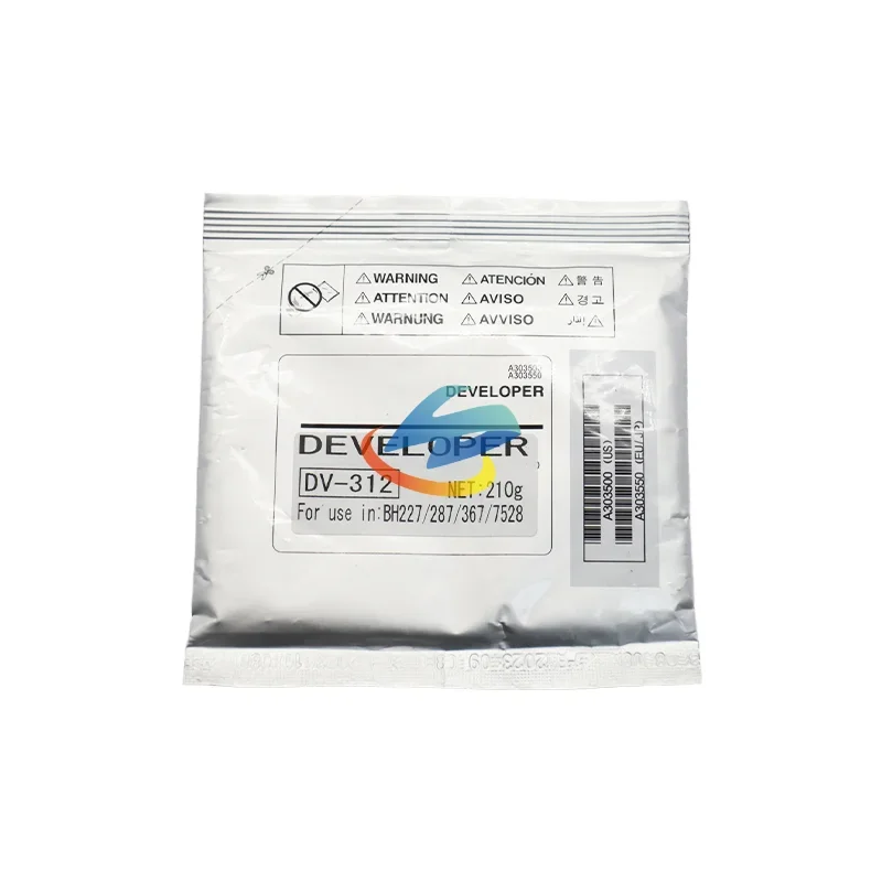 1PCS DV312 Developer Powder Compatible for Konica Minolta Bizhub C226 C256 C287 C367 BK/210g High Quality Toner Powder
1PCS DV312 Developer Powder Compatible for Konica Minolta Bizhub C226 C256 C287 C367 BK/210g High Quality Toner Powder