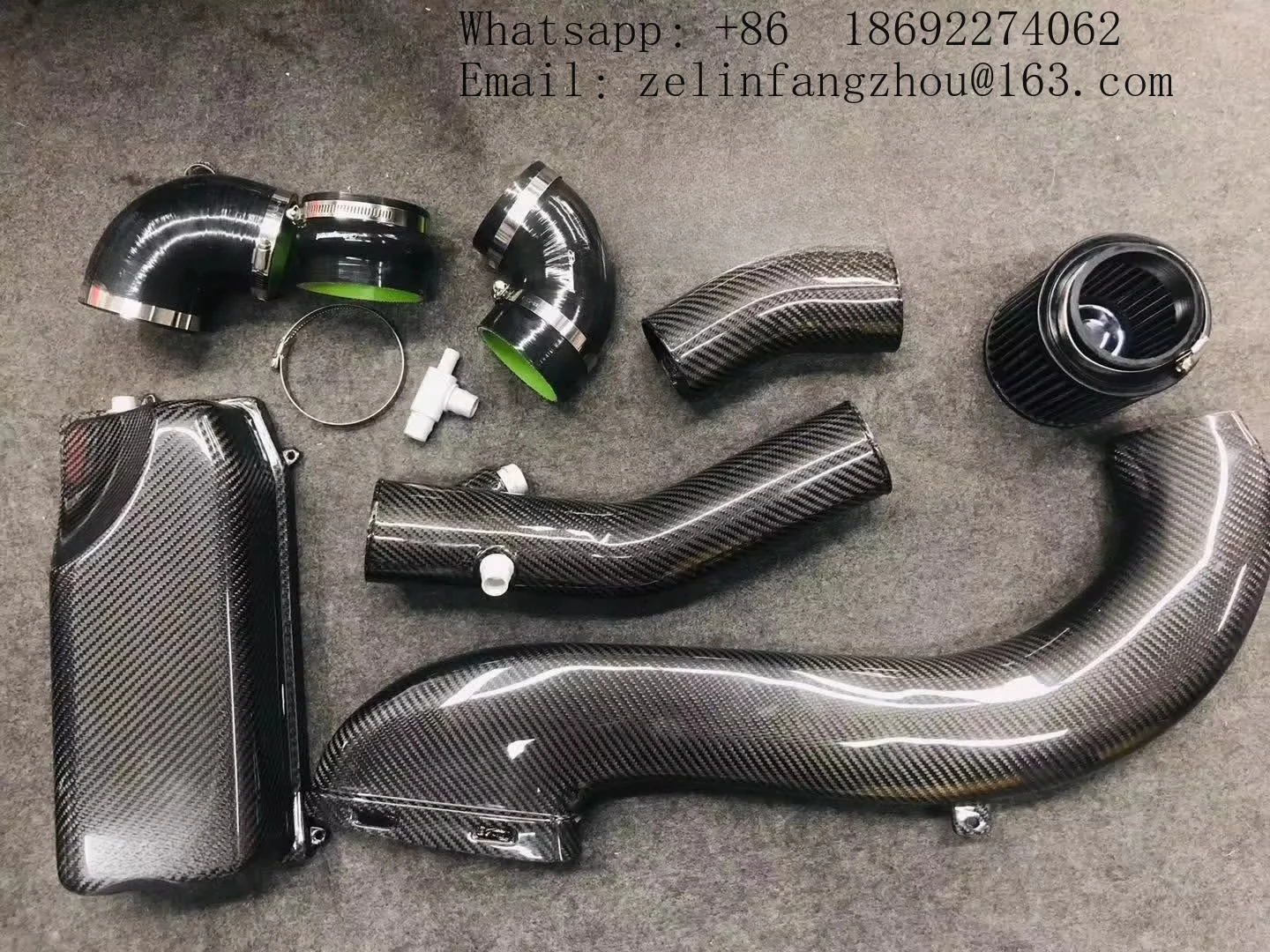 Dry Carbon Fiber Cold Air Intake System Kits For Benz C E Class C260L C300 E260L E300L E350L M264 2.0T Airspeed Brand
Dry Carbon Fiber Cold Air Intake System Kits For Benz C E Class C260L C300 E260L E300L E350L M264 2.0T Airspeed Brand