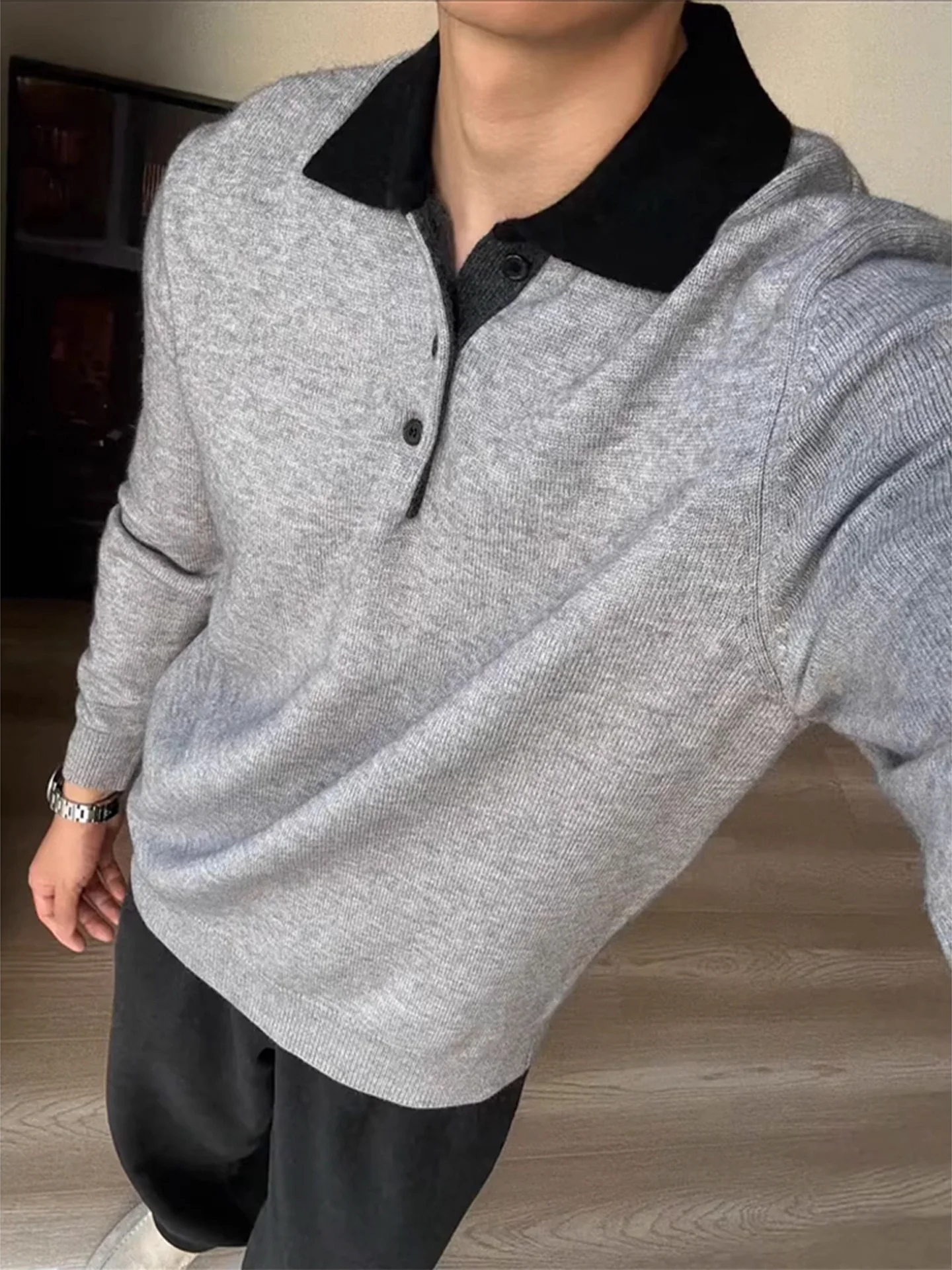 Свободный вязаный свитер американского цвета с цветочным воротником для мужчин и женщин, зимний ленивый дизайн, теплый повседневный универсальный вязаный свитер irt
Свободный вязаный свитер американского цвета с цветочным воротником для мужчин и женщин, зимний ленивый дизайн, теплый повседневный универсальный вязаный свитер irt