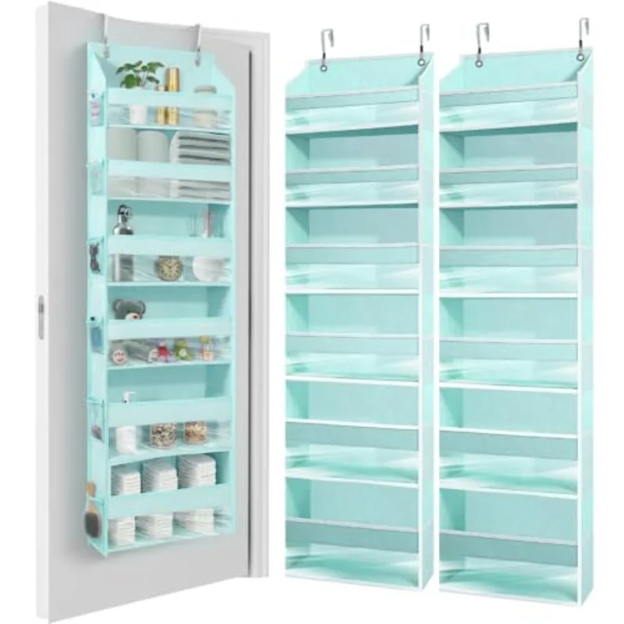 UPGRADED 6 Tiers Over The Door Organizer Hanging - 100D EXTRA THICK and 50lbs HUGE CAPACITY 12 Side Mesh Pockets Over The Door
UPGRADED 6 Tiers Over The Door Organizer Hanging - 100D EXTRA THICK and 50lbs HUGE CAPACITY 12 Side Mesh Pockets Over The Door