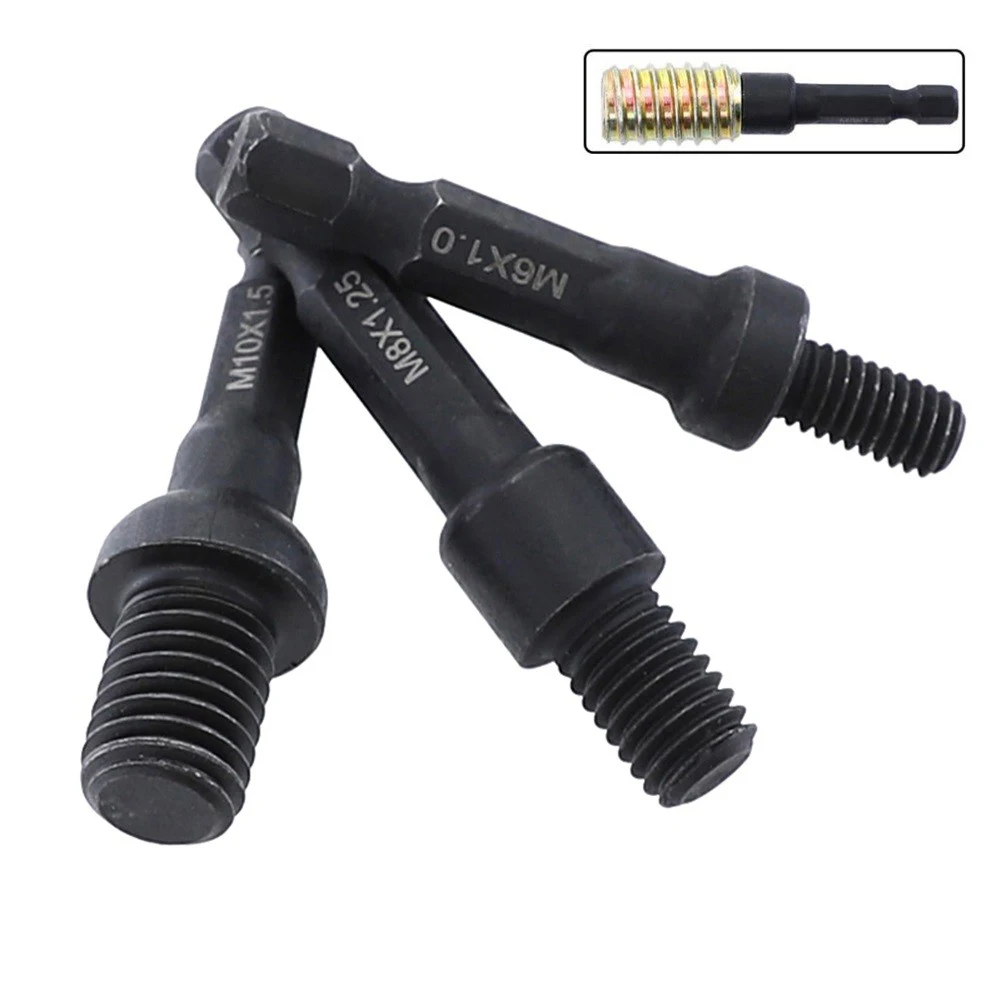6 Piece M6 M8 M10 Self Tapping Socket Adapter Set for Electric Drills Chrome Vanadium Steel 1/4 Inch Hex Shank
6 Piece M6 M8 M10 Self Tapping Socket Adapter Set for Electric Drills Chrome Vanadium Steel 1/4 Inch Hex Shank