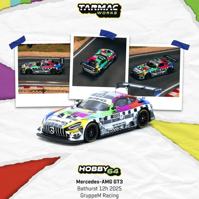 TW 1:64 Mercedes-AMG GT3 12H 25BH888 Bathurst 2025 Alloy Die-cast Model, Racing Replica for Collectors & Display
TW 1:64 Mercedes-AMG GT3 12H 25BH888 Bathurst 2025 Alloy Die-cast Model, Racing Replica for Collectors & Display