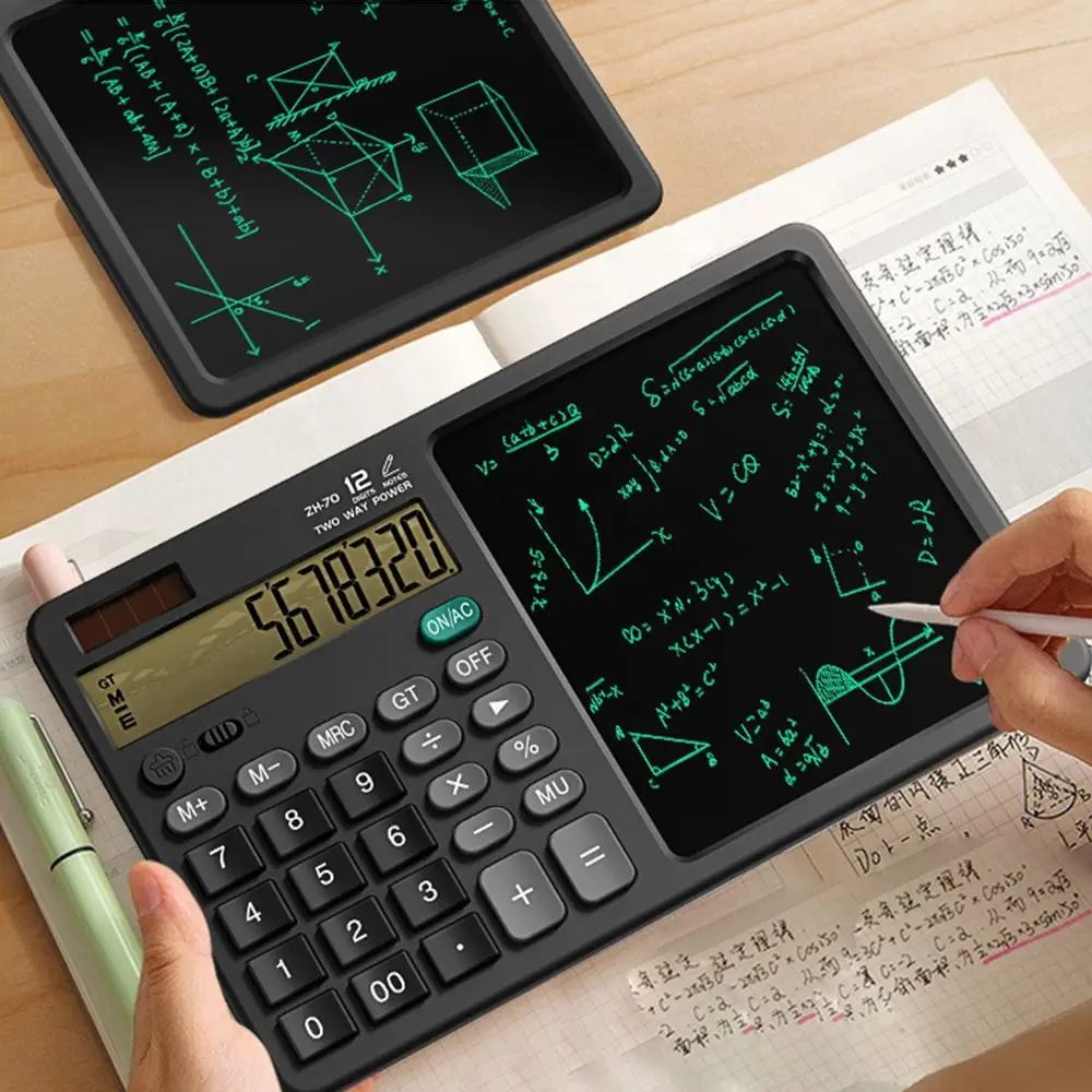 2in1 Scientific Calculator Large Screen Display Foldable Function Calculators with Tablet Erasable Practical
2in1 Scientific Calculator Large Screen Display Foldable Function Calculators with Tablet Erasable Practical