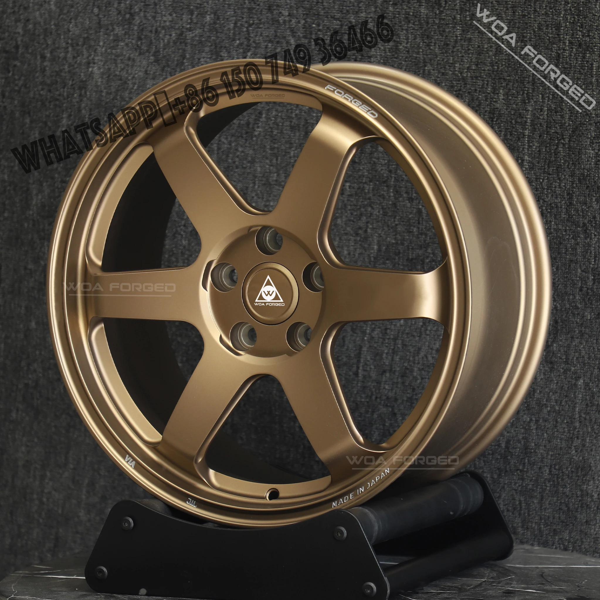 Bronze TE37 SAGA S-Plus Single Six-Spoke Forged Wheels Aluminum Car Wheels Lightweight 5x120 5x112 Single Disc Fit Passenger 
Bronze TE37 SAGA S-Plus Single Six-Spoke Forged Wheels Aluminum Car Wheels Lightweight 5x120 5x112 Single Disc Fit Passenger