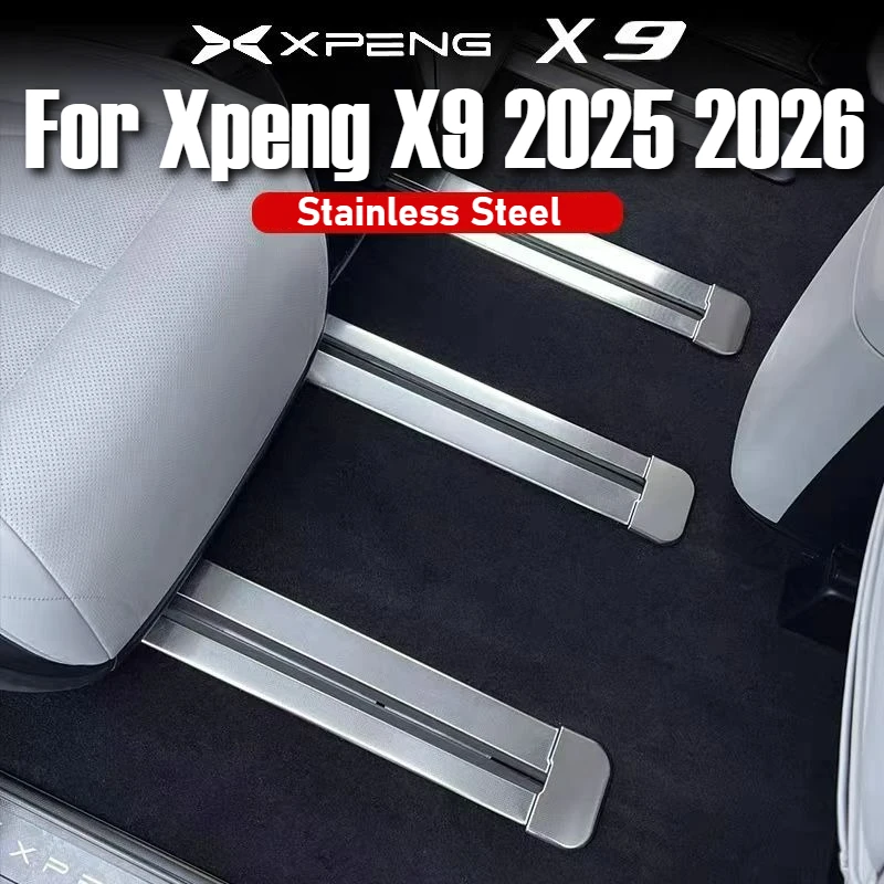 Car Accessories For Xpeng X9 2025 2026 Car Stainless Steel Rear Seat Track Path Slide Rail Frame Cover Trims Decorative Strip
Car Accessories For Xpeng X9 2025 2026 Car Stainless Steel Rear Seat Track Path Slide Rail Frame Cover Trims Decorative Strip
