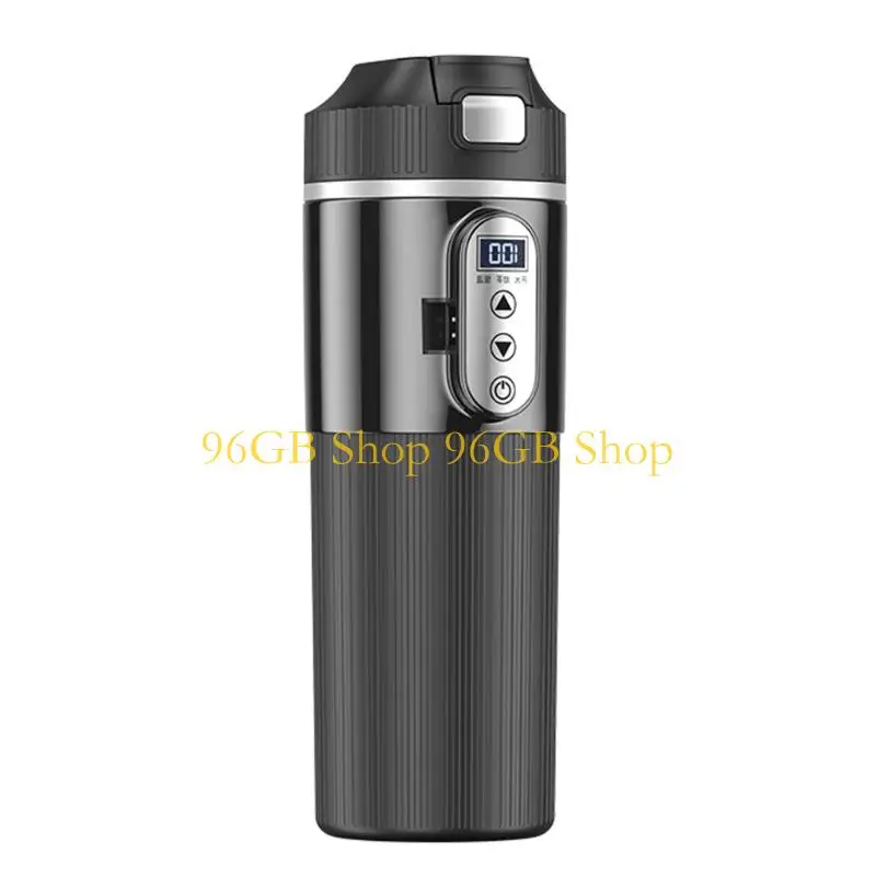 96GB Auto Shut Off Vehicle Heating Cup 500ml Portable Stainless Steel Mug With LED Display For Road Trips And Daily Commute
96GB Auto Shut Off Vehicle Heating Cup 500ml Portable Stainless Steel Mug With LED Display For Road Trips And Daily Commute