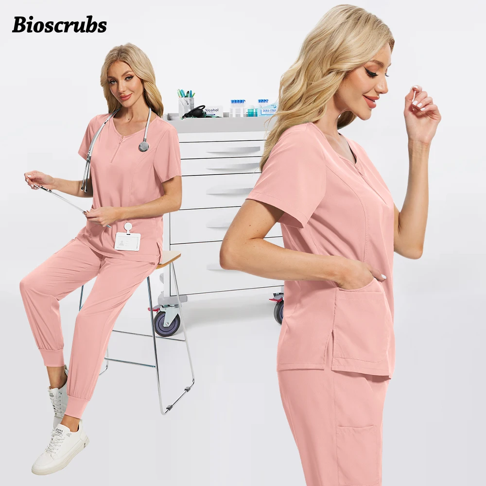 New Quick-dry Elatic Scrubs Set Medical Nurse Uniforms Woman Nursing Work Top Pants Dental Vet Clinic Workwear Hospital Clothing
New Quick-dry Elatic Scrubs Set Medical Nurse Uniforms Woman Nursing Work Top Pants Dental Vet Clinic Workwear Hospital Clothing