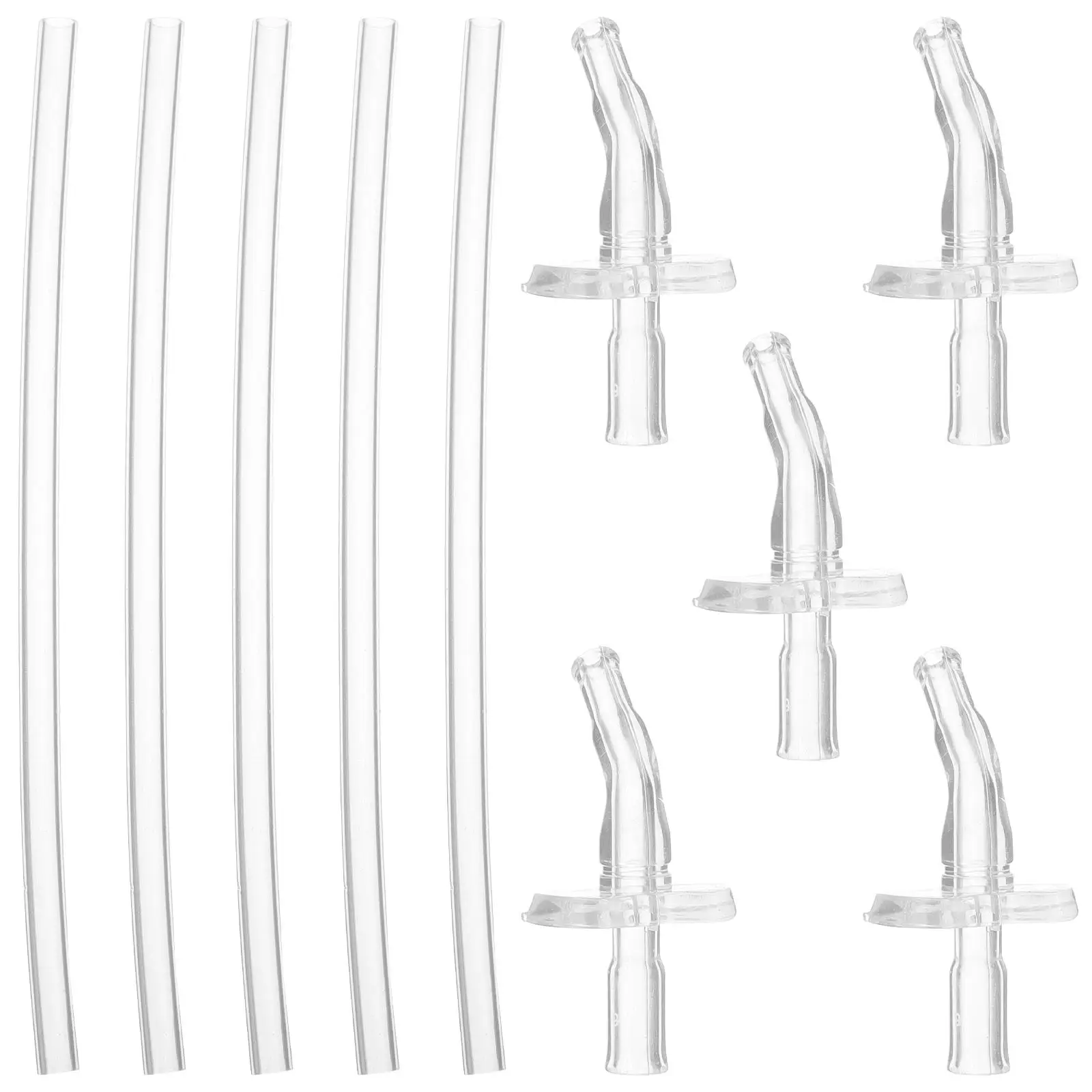 5 Sets Water Cup Straw Tumbler Straws Accessories 6x160mm Silicone Straws Sippy Spout Tumbler Bottle Camping Reusable
5 Sets Water Cup Straw Tumbler Straws Accessories 6x160mm Silicone Straws Sippy Spout Tumbler Bottle Camping Reusable