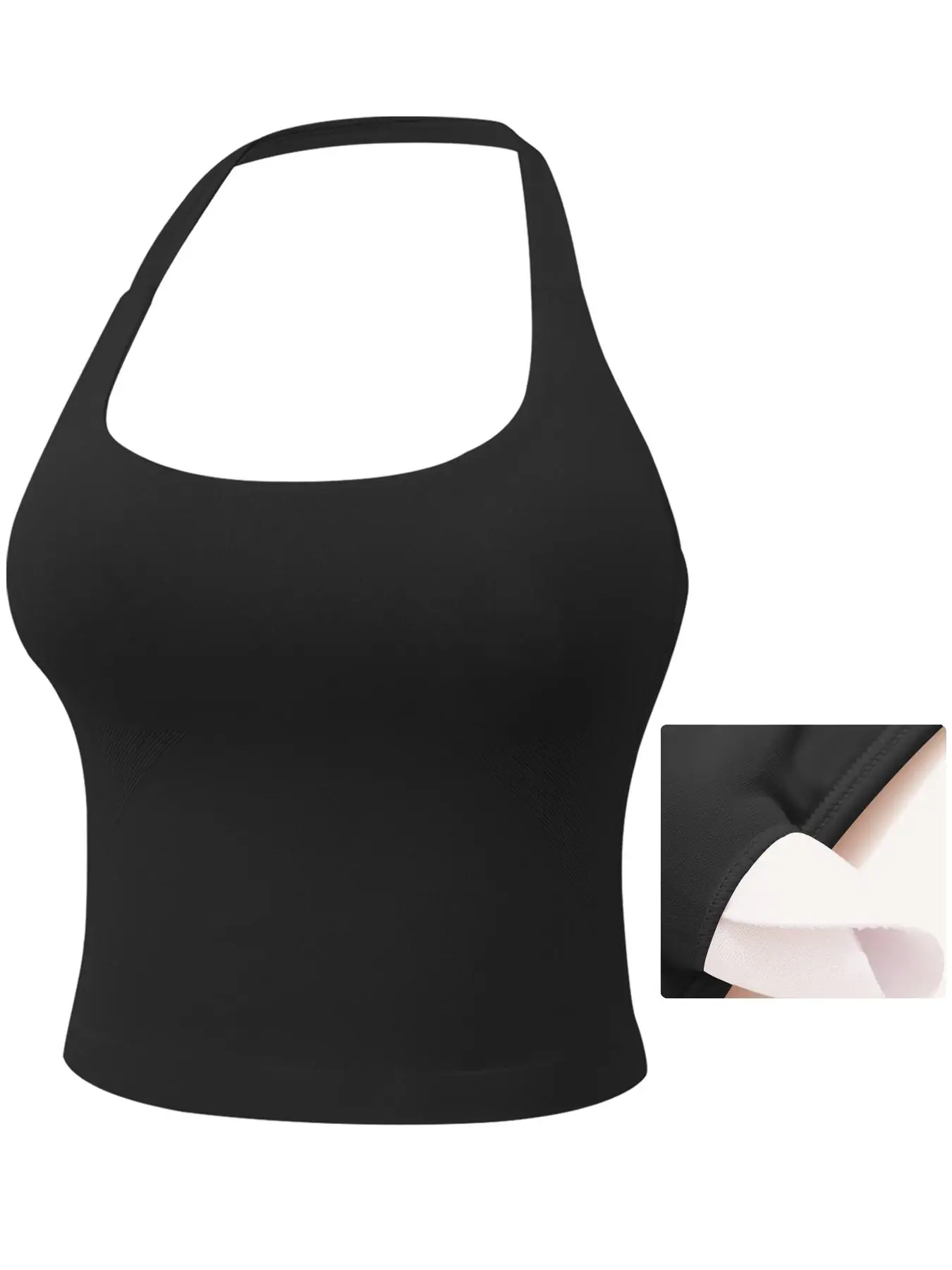 Seamless Sports Vest for Women, Women Sexy Deep V Neck Sleeveless Fitted Basic Tops Tank Top Cami, Square Neck Tank Top Summer G
Seamless Sports Vest for Women, Women Sexy Deep V Neck Sleeveless Fitted Basic Tops Tank Top Cami, Square Neck Tank Top Summer G