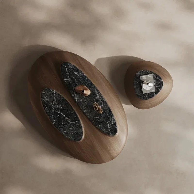 Italian minimalist coffee table combination living room household small apartment art high-end walnut coffee table
Italian minimalist coffee table combination living room household small apartment art high-end walnut coffee table