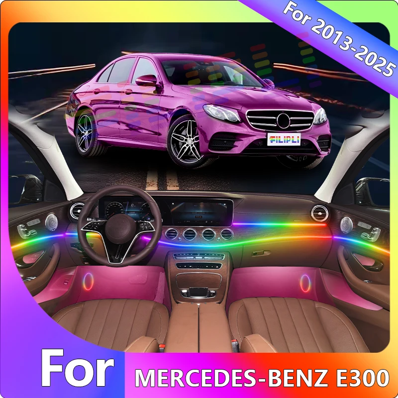 FILIPLI For The MERCEDES-BENZ E300 For 2015 Multi Color Car LED Ambient Lights Cyberpunk Car Interior Light By Bluetooth Control
FILIPLI For The MERCEDES-BENZ E300 For 2015 Multi Color Car LED Ambient Lights Cyberpunk Car Interior Light By Bluetooth Control