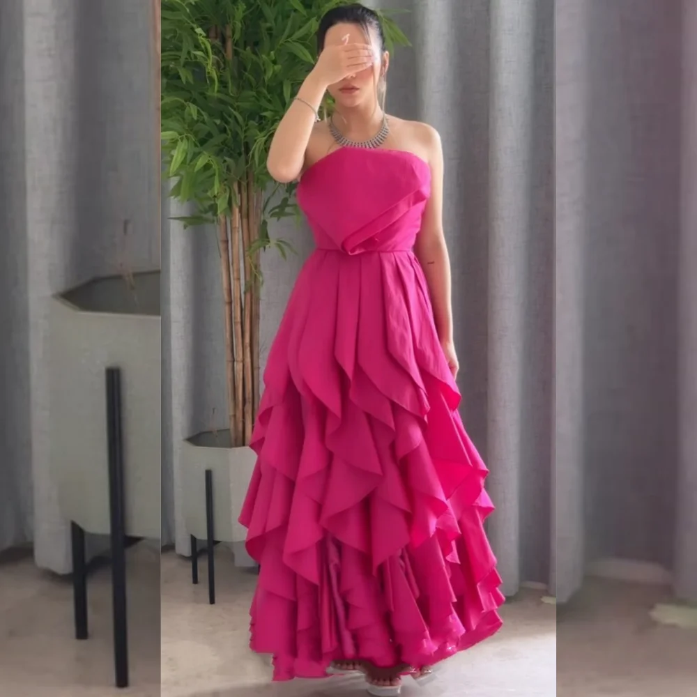 Customized Fashion Jersey Pleat A-line Strapless Midi Dresses Bespoke Occasion Exquisite Sizes Available
Customized Fashion Jersey Pleat A-line Strapless Midi Dresses Bespoke Occasion Exquisite Sizes Available