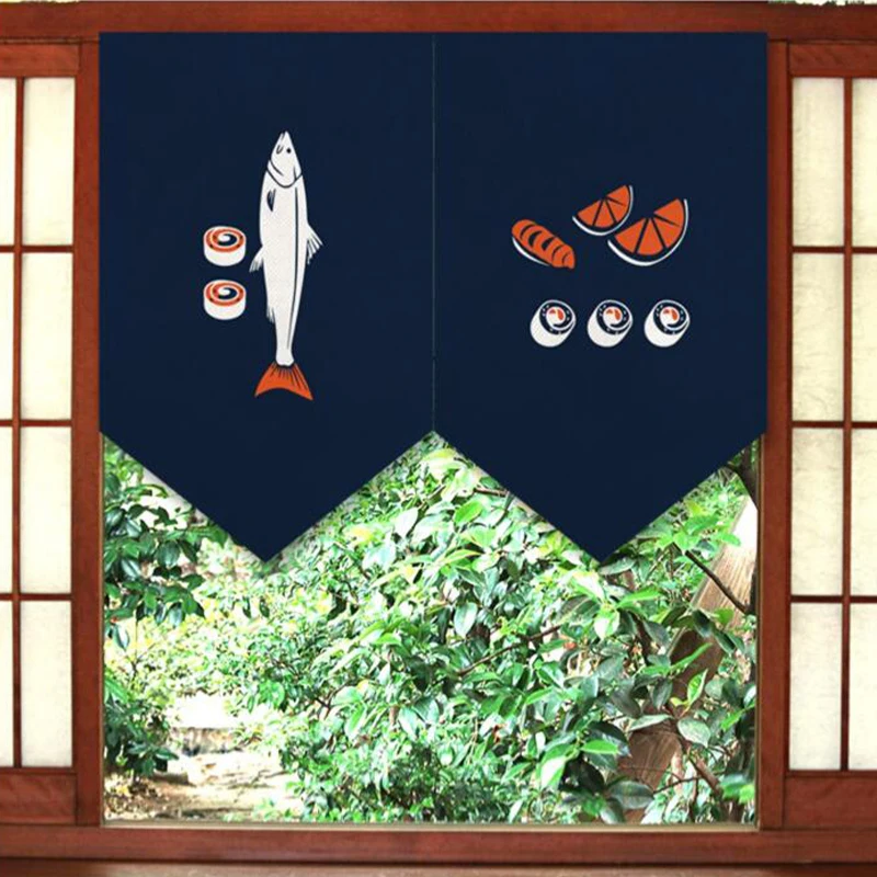 Japanese Ramen Door Curtain Doorway Noren Sushi Shop Triangle Flag Restaurant Decor Half-Curtain Kitchen Entrance Drapes
Japanese Ramen Door Curtain Doorway Noren Sushi Shop Triangle Flag Restaurant Decor Half-Curtain Kitchen Entrance Drapes