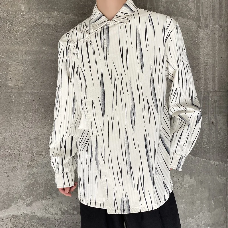 SYUHGFA Chinese Style Ink Printing New Shirt Long Sleeve Single Breasted Casual Loose Male Clothing 2024 Spring Fashion Shirts
SYUHGFA Chinese Style Ink Printing New Shirt Long Sleeve Single Breasted Casual Loose Male Clothing 2024 Spring Fashion Shirts