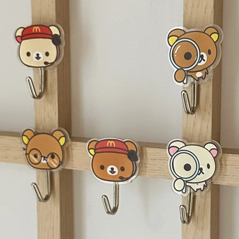 Easy Bear Cute Acrylic Adhesive Hook for Dormitory Wall Kitchen Bathroom Strong Adhesive No Trace Punching Required Gifts Girls
Easy Bear Cute Acrylic Adhesive Hook for Dormitory Wall Kitchen Bathroom Strong Adhesive No Trace Punching Required Gifts Girls
