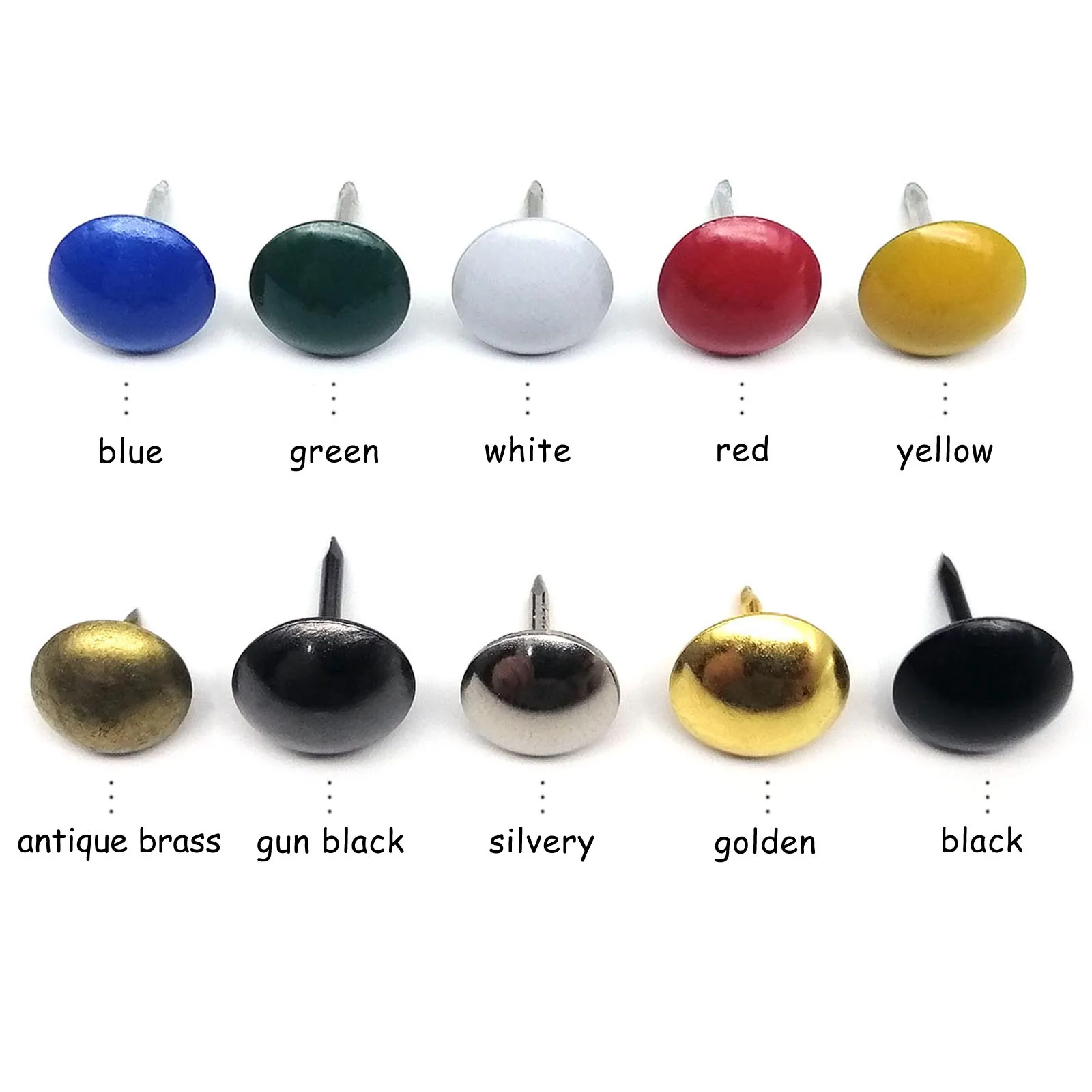 50pcs Colorful Upholstery Nail Jewelry Gift Case Box Wall Door Sofa Furniture Decorative Tack Stud Pushpin Hardware 11mm
50pcs Colorful Upholstery Nail Jewelry Gift Case Box Wall Door Sofa Furniture Decorative Tack Stud Pushpin Hardware 11mm