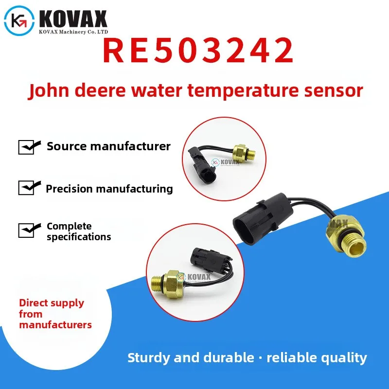 RE503242 Датчик температуры воды John Deere 5203 5205 485E 486E аксессуары для экскаваторов 
RE503242 Датчик температуры воды John Deere 5203 5205 485E 486E аксессуары для экскаваторов