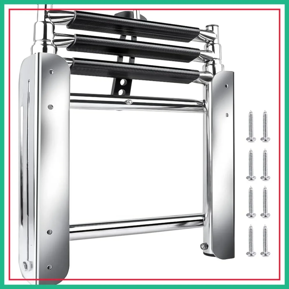 3 Step Telescoping Boat Ladder, 316 Stainless Steel, Under Platform Slide Mount, 600 lb Capacity
3 Step Telescoping Boat Ladder, 316 Stainless Steel, Under Platform Slide Mount, 600 lb Capacity