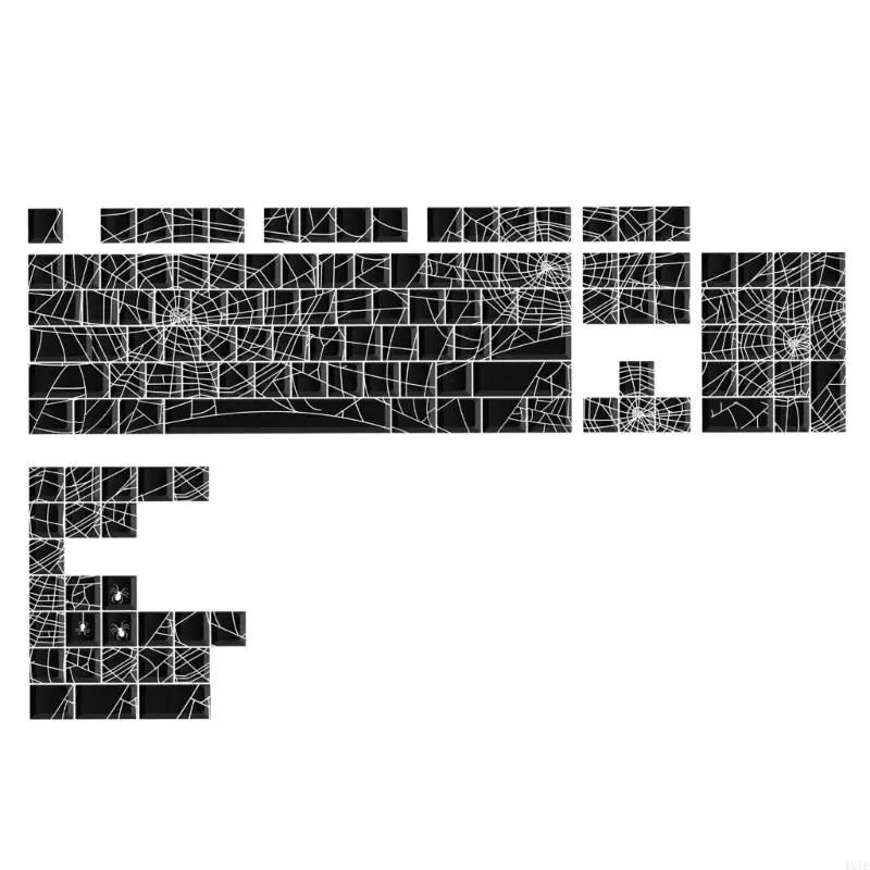 4x7e Spiders Web Тематические клавиши PBT набор с тепловой сублимированной легендами Удобная текстура для 96/98/100/104/108
4x7e Spiders Web Тематические клавиши PBT набор с тепловой сублимированной легендами Удобная текстура для 96/98/100/104/108