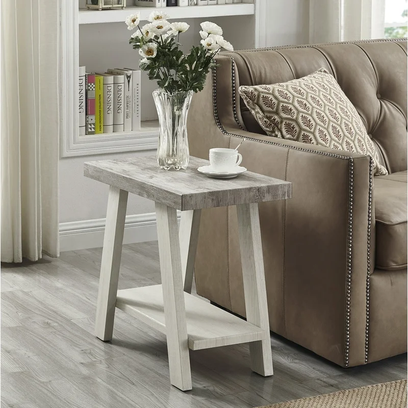 Athens Contemporary Two-Tone Wood Side Table in Weathered Gray Beige
Athens Contemporary Two-Tone Wood Side Table in Weathered Gray Beige