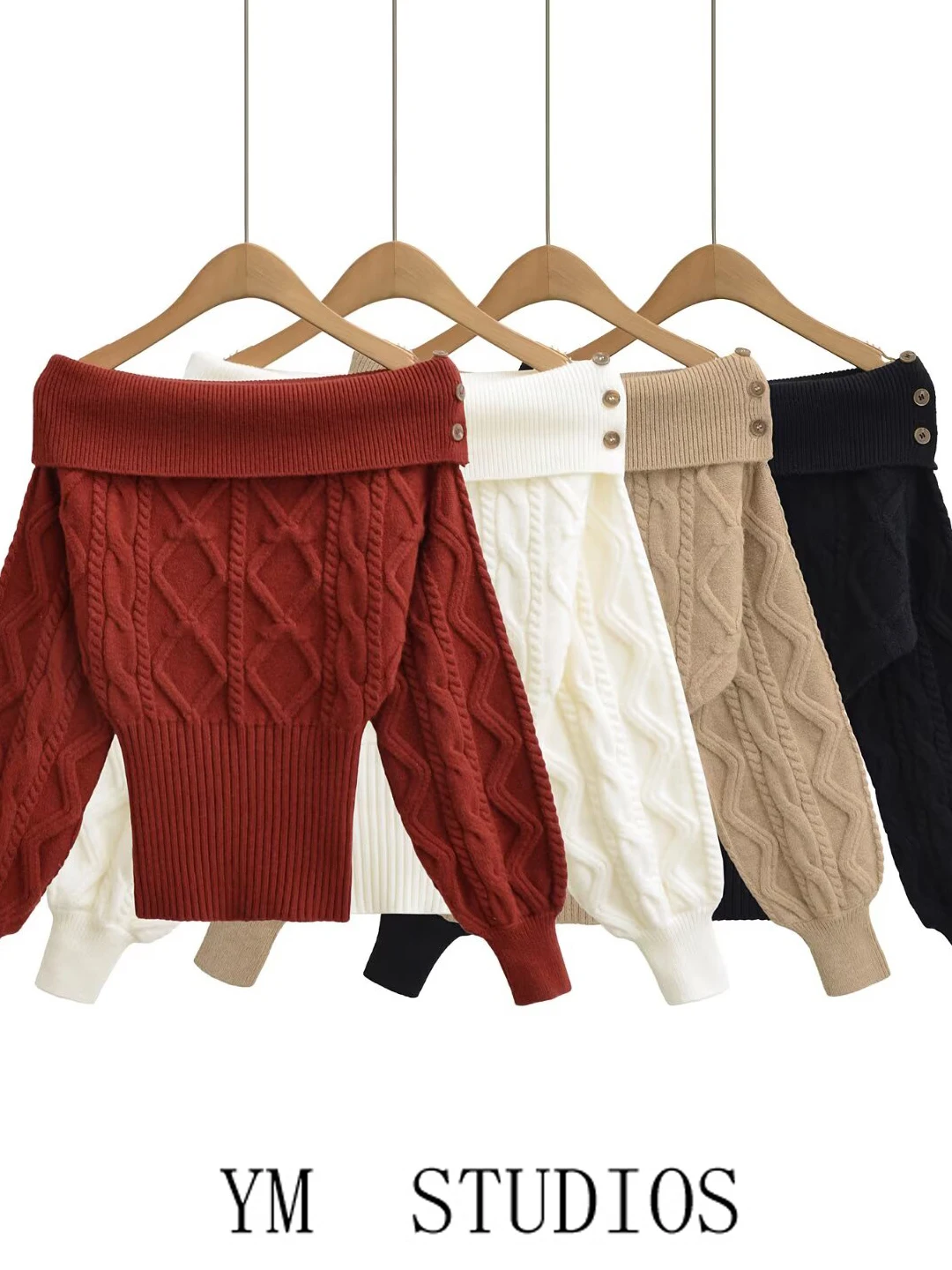 American Sle Knitted Sweater Women's Sweet Small Size One-oulder Waist-Cinching n Long-Sve ort-Length Top
American Sle Knitted Sweater Women's Sweet Small Size One-oulder Waist-Cinching n Long-Sve ort-Length Top