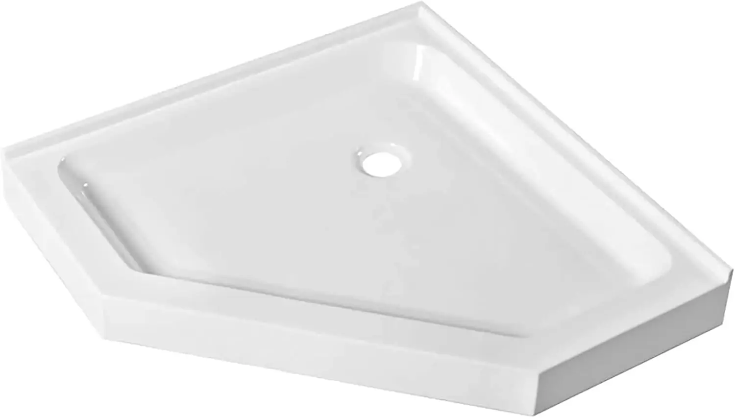Neo Angle Corner Acrylic Shower Base - Non-Slip Textured Surface Shower Floor Pan 42" x 42" in White
Neo Angle Corner Acrylic Shower Base - Non-Slip Textured Surface Shower Floor Pan 42" x 42" in White