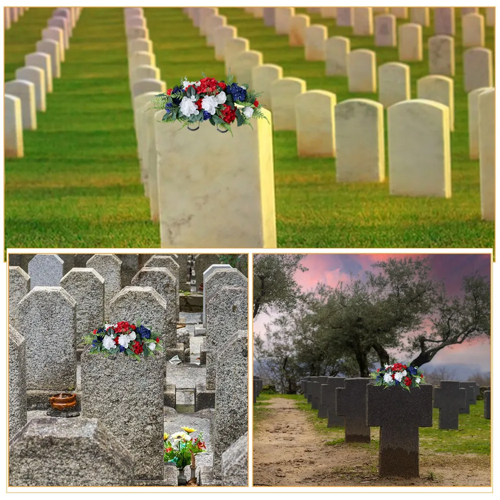 Headstone Flower Saddle Large Artificial Cemetery Flowers For Grave - Cemetery Memorial Rose For Outdoor Tombstone Decorations
Headstone Flower Saddle Large Artificial Cemetery Flowers For Grave - Cemetery Memorial Rose For Outdoor Tombstone Decorations