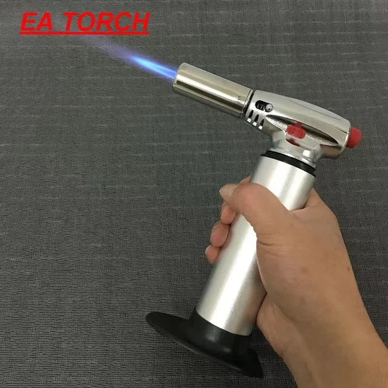 1300° Metal Big Airbrush Gas Lighter Blue Flame Turbo Butane Flashlight Lighter Outdoor BBQ Ignition Camping Gadgets
1300° Metal Big Airbrush Gas Lighter Blue Flame Turbo Butane Flashlight Lighter Outdoor BBQ Ignition Camping Gadgets