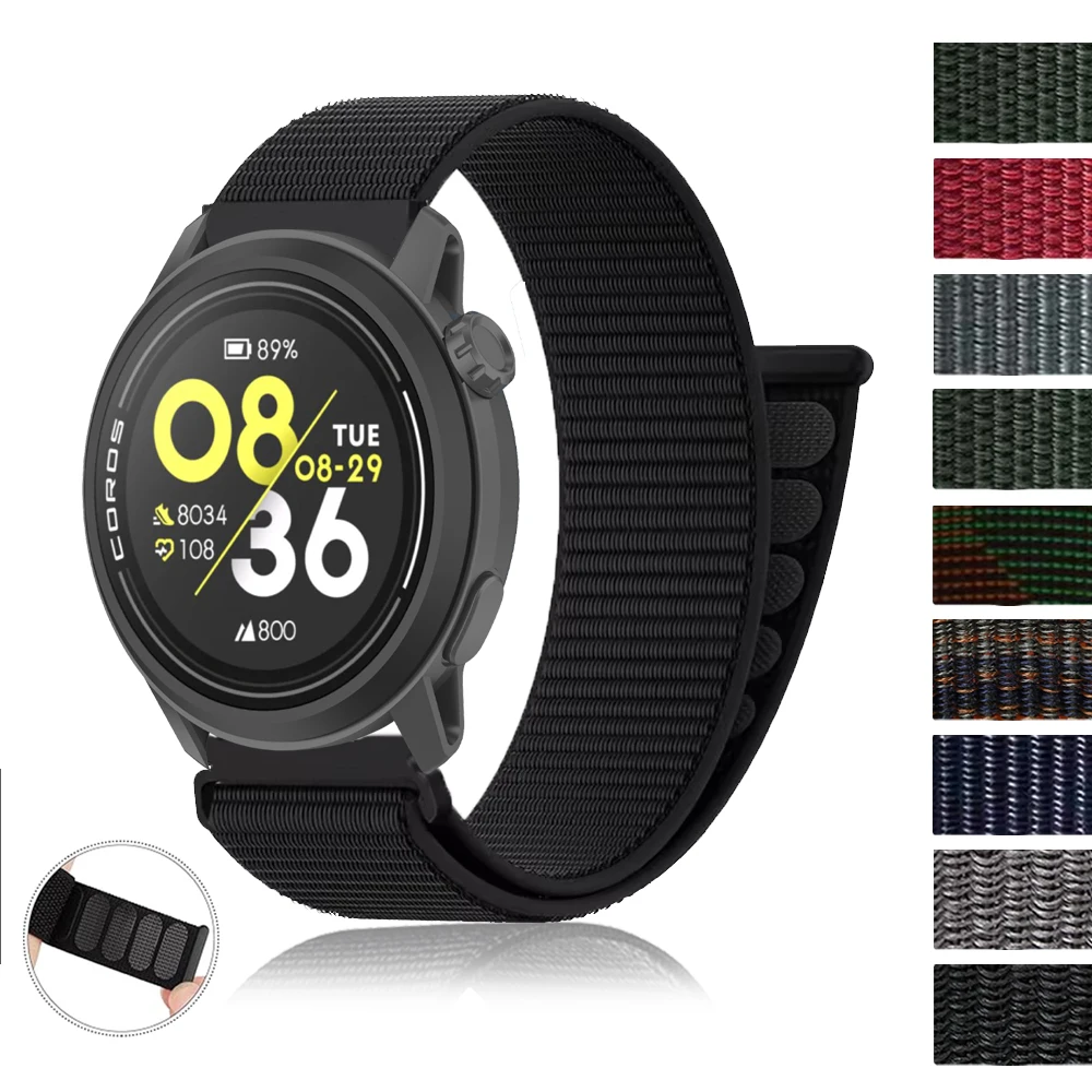 Плетеный ремешок для часов 20 мм 22 мм для COROS PACE 3 2, нейлоновый дышащий ремешок APEX 2 2Pro/APEX 46 мм 42 мм, сменные ремешки для часов Correa
Плетеный ремешок для часов 20 мм 22 мм для COROS PACE 3 2, нейлоновый дышащий ремешок APEX 2 2Pro/APEX 46 мм 42 мм, сменные ремешки для часов Correa