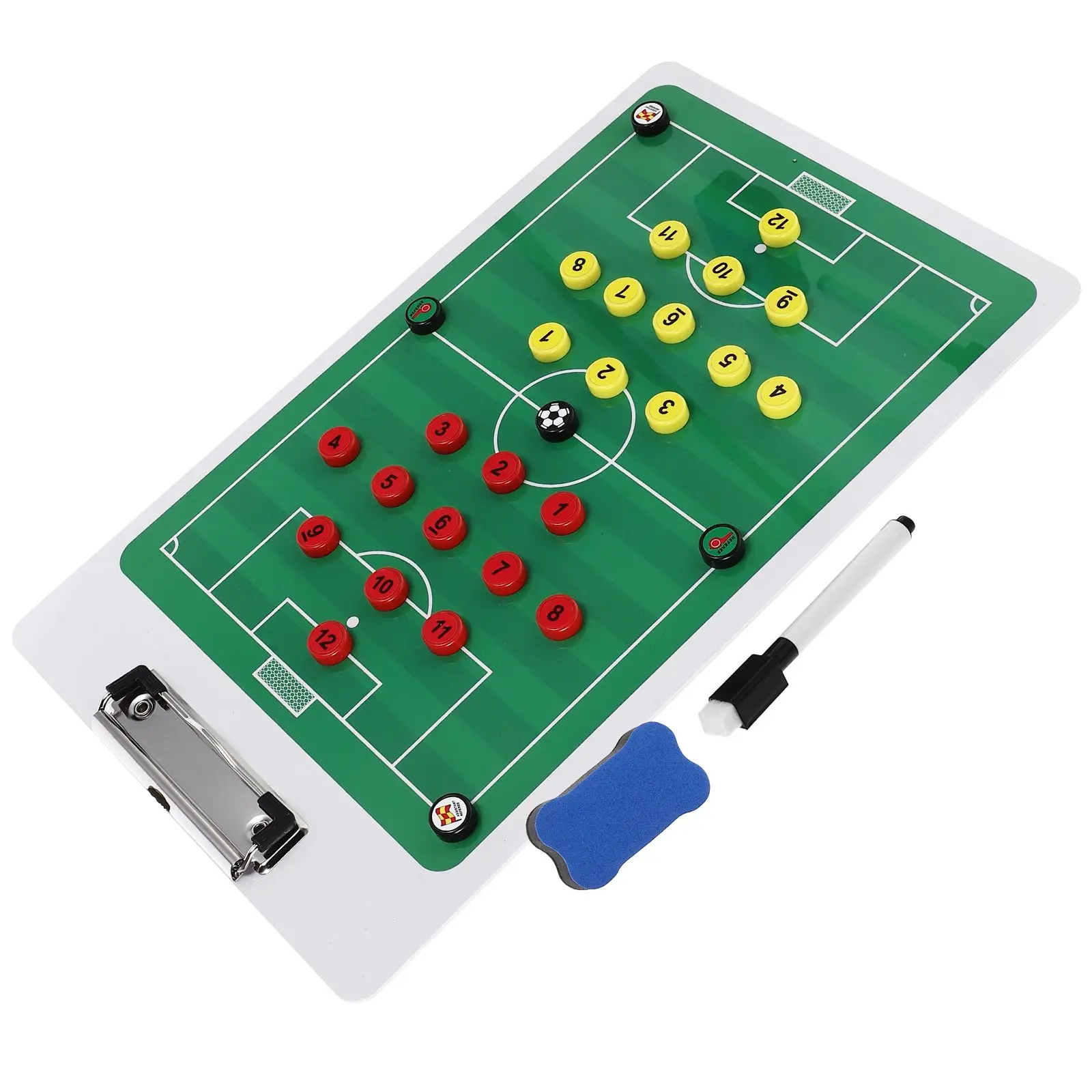 Football Board Dry Marker PVC Pitch Whiteboard Soccer Supplies Writing Board for Training
Football Board Dry Marker PVC Pitch Whiteboard Soccer Supplies Writing Board for Training