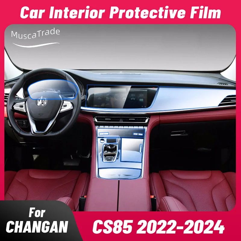 Anti-scratch Car Interior Center Console Media Dashboard Navigation TPU Protector Film For CHANGAN CS85 2022-2024 Accessories
Anti-scratch Car Interior Center Console Media Dashboard Navigation TPU Protector Film For CHANGAN CS85 2022-2024 Accessories