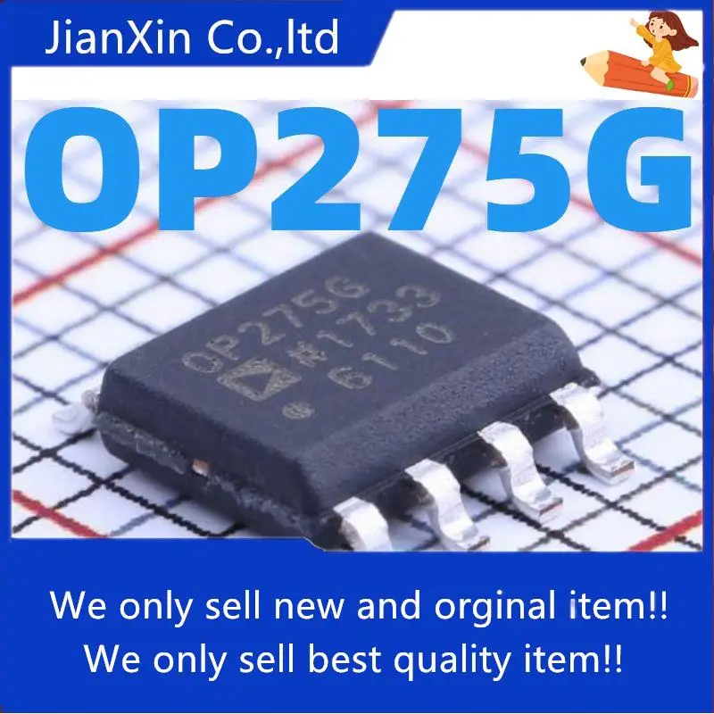 10 шт., 100% оригинальный новый усилитель звука OP275GS OP275G OP275 OP275GSZ SOP-8
10 шт., 100% оригинальный новый усилитель звука OP275GS OP275G OP275 OP275GSZ SOP-8
