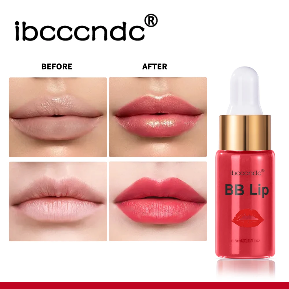 BB Lips Ampoule Serum Starter Set Semi-Permanent BB Lip Gloss Tinted Pigment Lasting Moisturizing For Lip Care Korea Glow