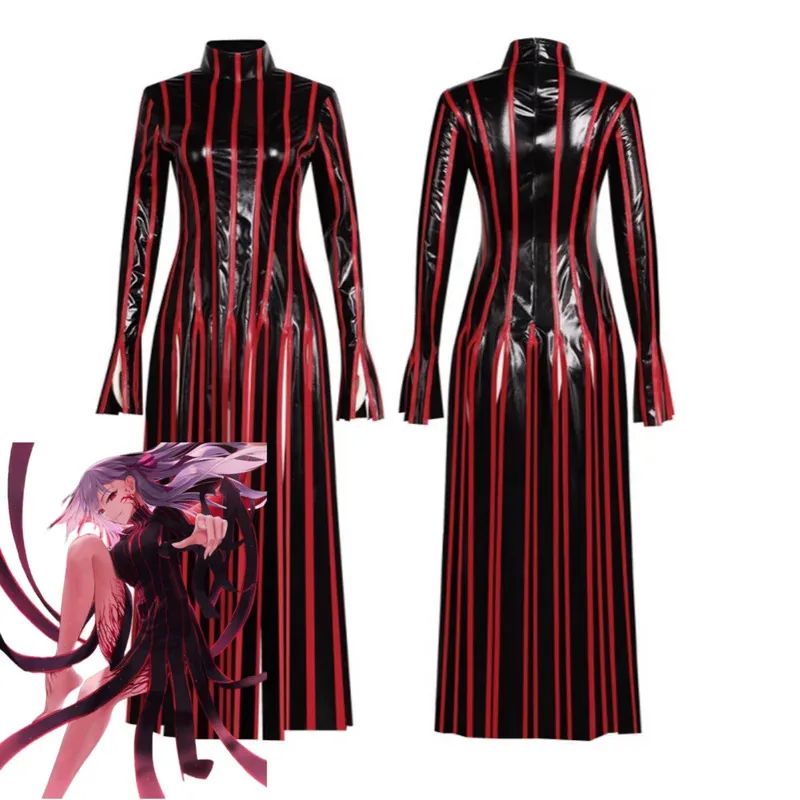 Аниме игра Fate/stay Night Matou Sakura Косплей Костюм Боевая форма из искусственной кожи Сексуальное платье в полоску с разрезом Парик Женский карнавальный костюм; 2'a,
Аниме игра Fate/stay Night Matou Sakura Косплей Костюм Боевая форма из искусственной кожи Сексуальное платье в полоску с разрезом Парик Женский карнавальный костюм; 2'a,