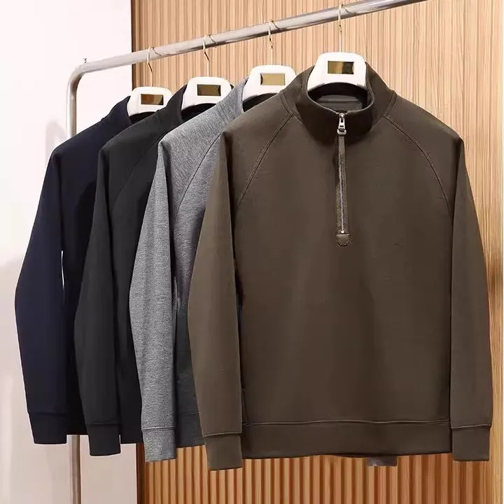 Мужская осенняя универсальная толстовка с длинным рукавом и молнией, дышащая, комфортная, класса люкс, однотонная
Мужская осенняя универсальная толстовка с длинным рукавом и молнией, дышащая, комфортная, класса люкс, однотонная