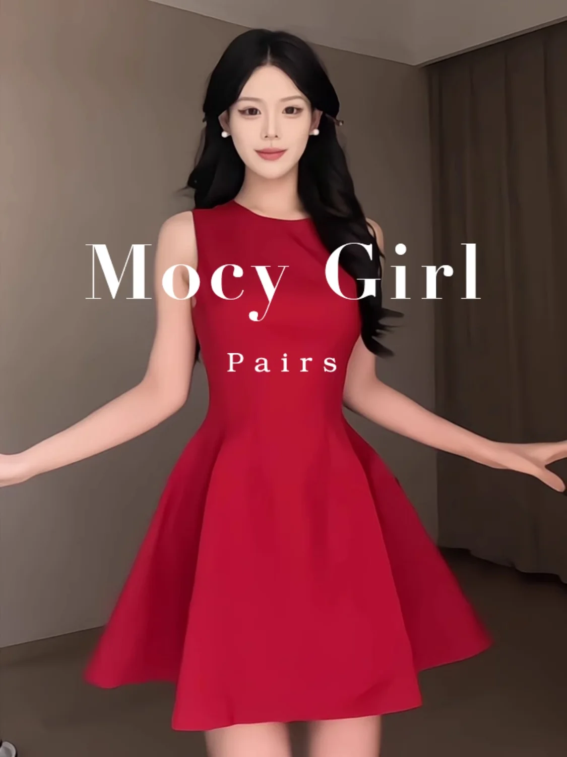 DOEN MOCY Red Sleeveless Women's Dress Summer New Waist-Cinching Engagement Toasting Short A-Line Skirt Korean Style Commute
DOEN MOCY Red Sleeveless Women's Dress Summer New Waist-Cinching Engagement Toasting Short A-Line Skirt Korean Style Commute