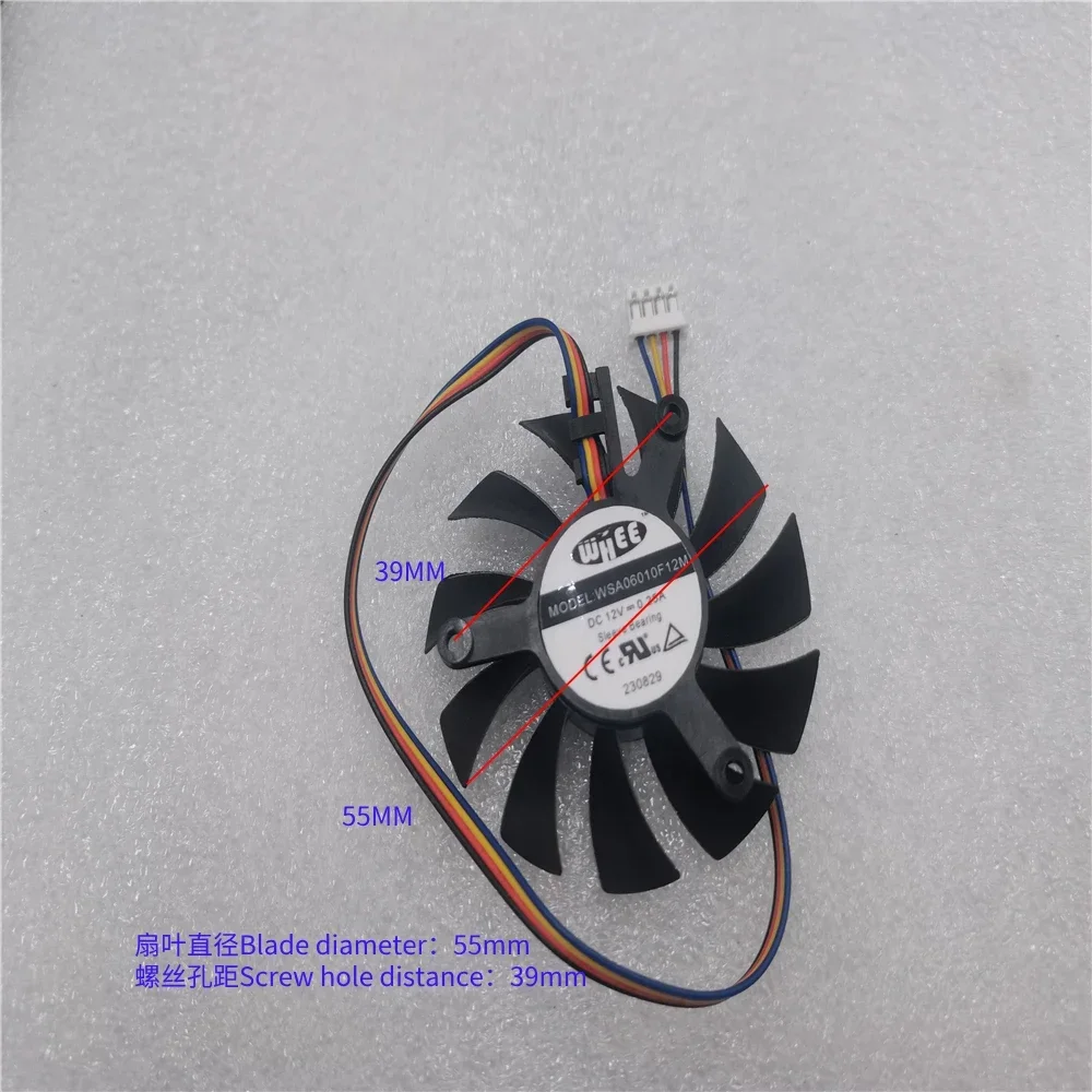 FAN for WSA06010F12M WSA06010B12U 12v 0.25A 4 Graphics Card FAN
FAN for WSA06010F12M WSA06010B12U 12v 0.25A 4 Graphics Card FAN