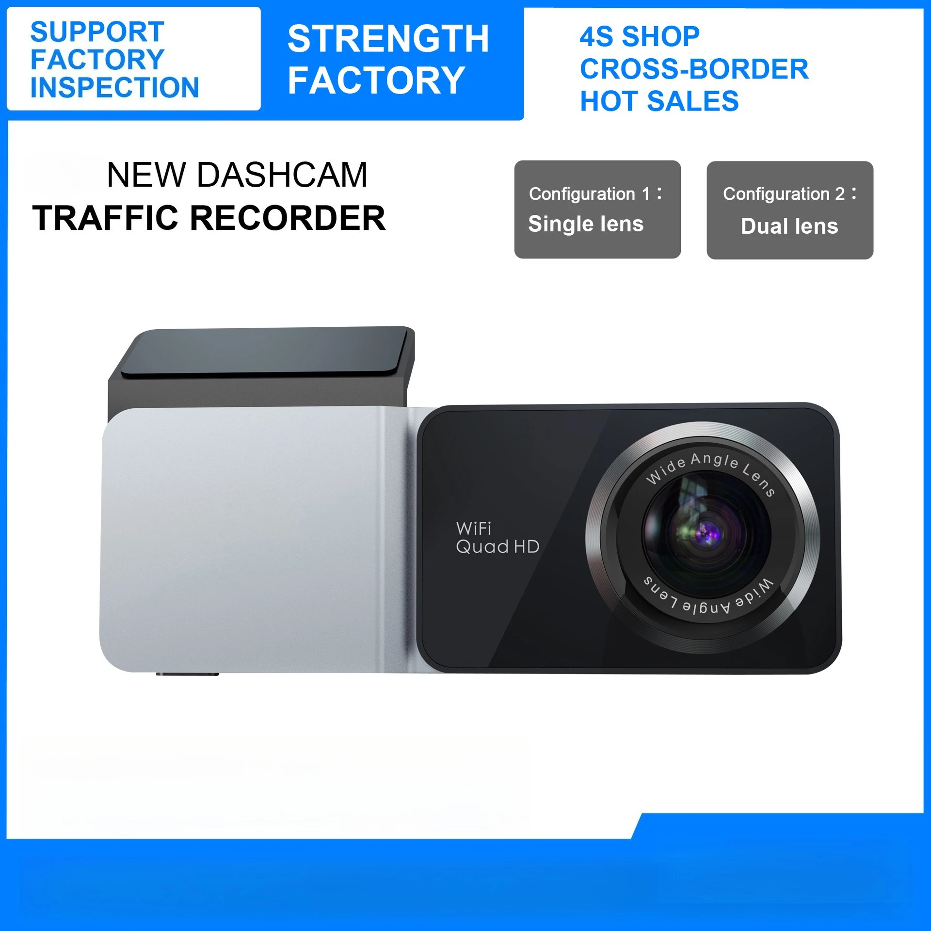 2K UHD Dual Lens Car Dash Cam Front&Rear Drive Recorder Built-in WiFi Night Vision Collision Lock Easy to Install&Detach Car DVR
2K UHD Dual Lens Car Dash Cam Front&Rear Drive Recorder Built-in WiFi Night Vision Collision Lock Easy to Install&Detach Car DVR