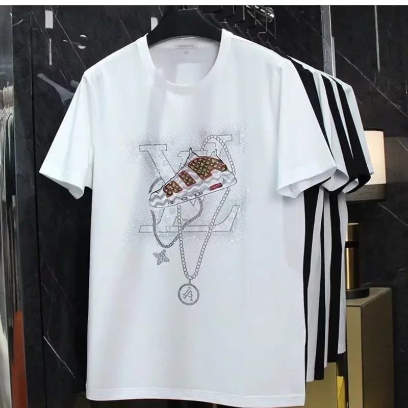 Plus Size European Short-sleeved Women's T-shirt Summer European Shoes Pattern Print Large Size Fashion Women's Short Sleeves
Plus Size European Short-sleeved Women's T-shirt Summer European Shoes Pattern Print Large Size Fashion Women's Short Sleeves