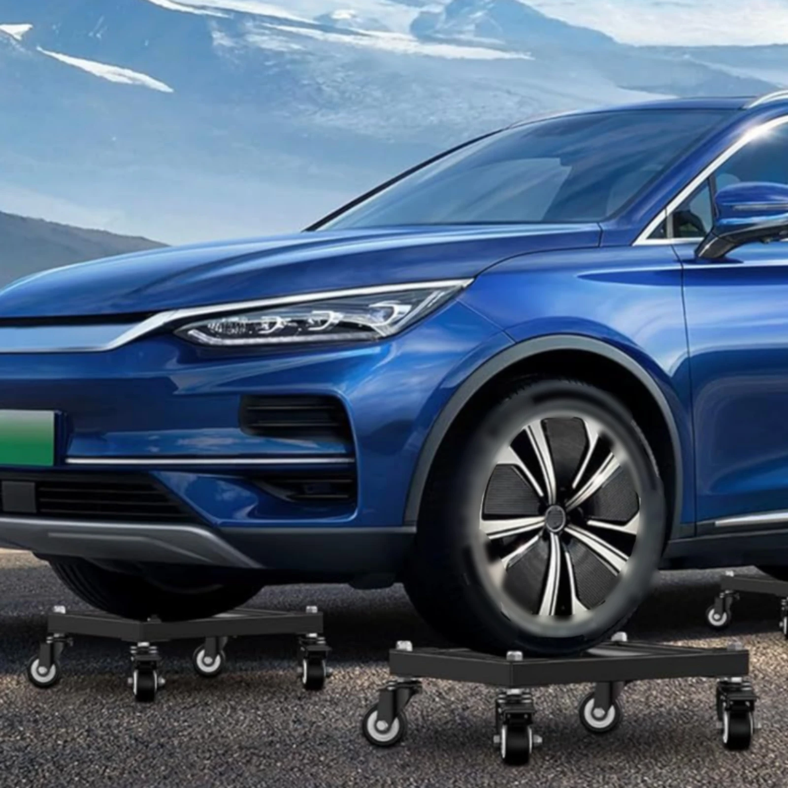 4 Pieces Vehicle Mover with Swivel Casters Low-Clearance Steel Vehicle Dolly Car Wheel Dolly Compact Multidirectional
4 Pieces Vehicle Mover with Swivel Casters Low-Clearance Steel Vehicle Dolly Car Wheel Dolly Compact Multidirectional
