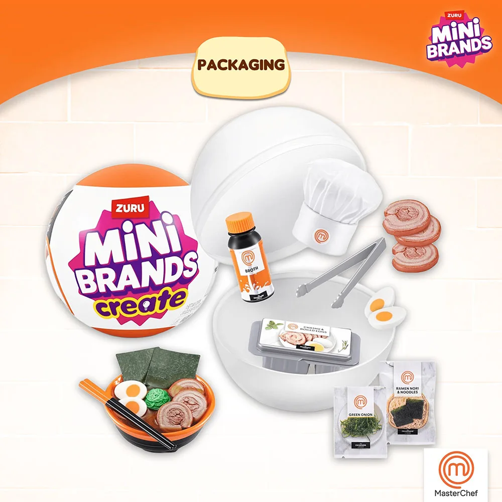 ZURU Mini Brand Surprise Ball Chef Series: Миниатюрная игрушка-сюрприз для детей, имитирующая кухонную утварь, серия Blind Box
ZURU Mini Brand Surprise Ball Chef Series: Миниатюрная игрушка-сюрприз для детей, имитирующая кухонную утварь, серия Blind Box