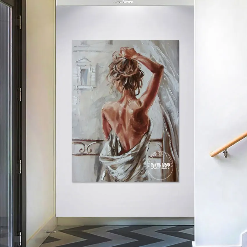 Modern European Art Design Abstract Figure Oil Painting Canvas Decoration Large Size Sexy Girl Picture Unframed Wall Hanging
Modern European Art Design Abstract Figure Oil Painting Canvas Decoration Large Size Sexy Girl Picture Unframed Wall Hanging