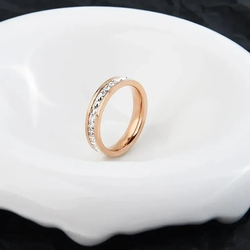 Ожерелье с двойным кольцом из титановой стали, универсальный женский браслет с кольцом с бриллиантами и цифровыми гвоздями 
Ожерелье с двойным кольцом из титановой стали, универсальный женский браслет с кольцом с бриллиантами и цифровыми гвоздями