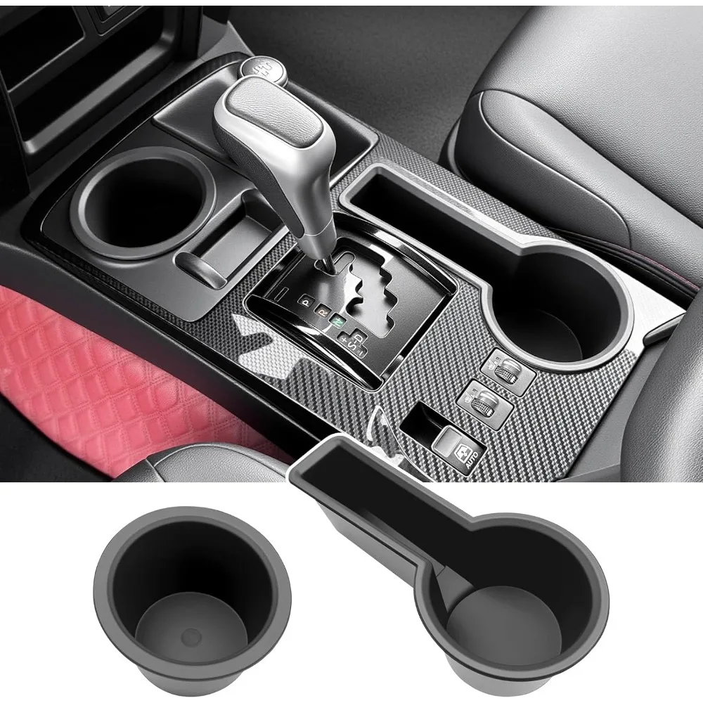 Center Console Cup Holder Inserts Coaster Liners for 2014-2024 SUV Left Front and Rear 2 Piece Set Black
Center Console Cup Holder Inserts Coaster Liners for 2014-2024 SUV Left Front and Rear 2 Piece Set Black