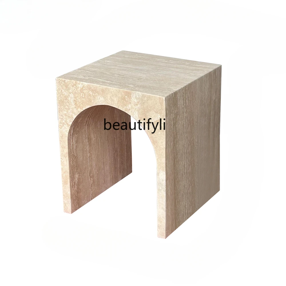 Beige hole single arch shape marble edge decoration table soft decoration living room decoration
Beige hole single arch shape marble edge decoration table soft decoration living room decoration