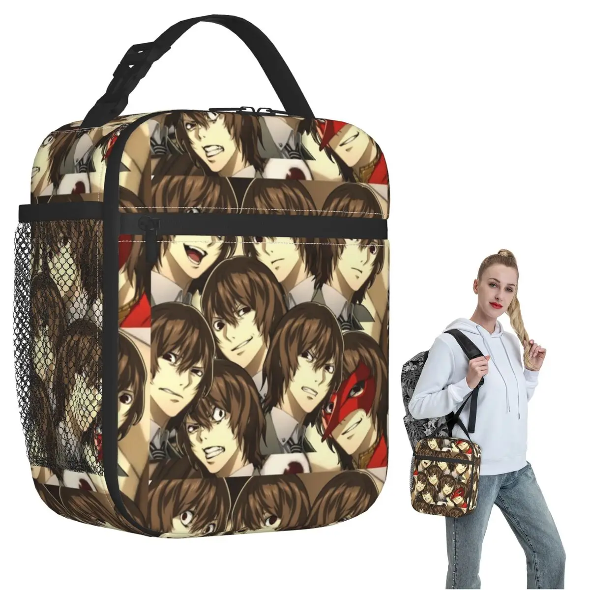 Изолированная сумка для обеда Many Faces Of Goro Akechi для женщин и детей, портативные коробки для еды, термосумка для обеда
Изолированная сумка для обеда Many Faces Of Goro Akechi для женщин и детей, портативные коробки для еды, термосумка для обеда