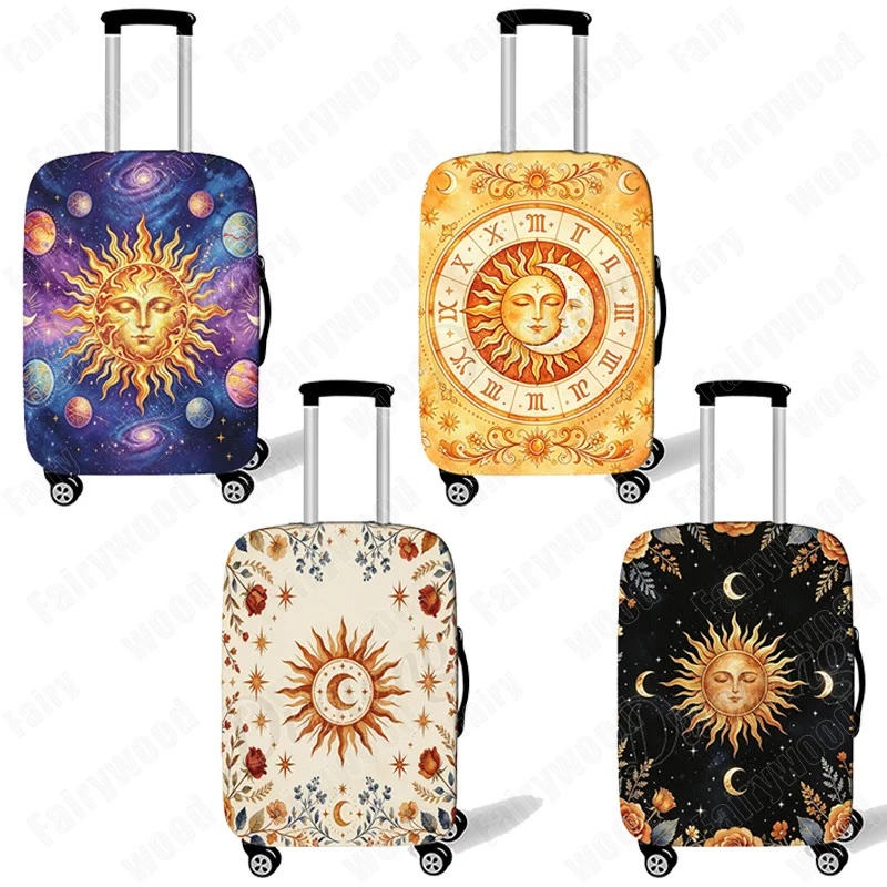 18-30 Inches Cosmic Star and Moon Pattern Luggage Cover Mysterious Sun and Moon Women Trolley Case Protective Suitcase Covers
18-30 Inches Cosmic Star and Moon Pattern Luggage Cover Mysterious Sun and Moon Women Trolley Case Protective Suitcase Covers