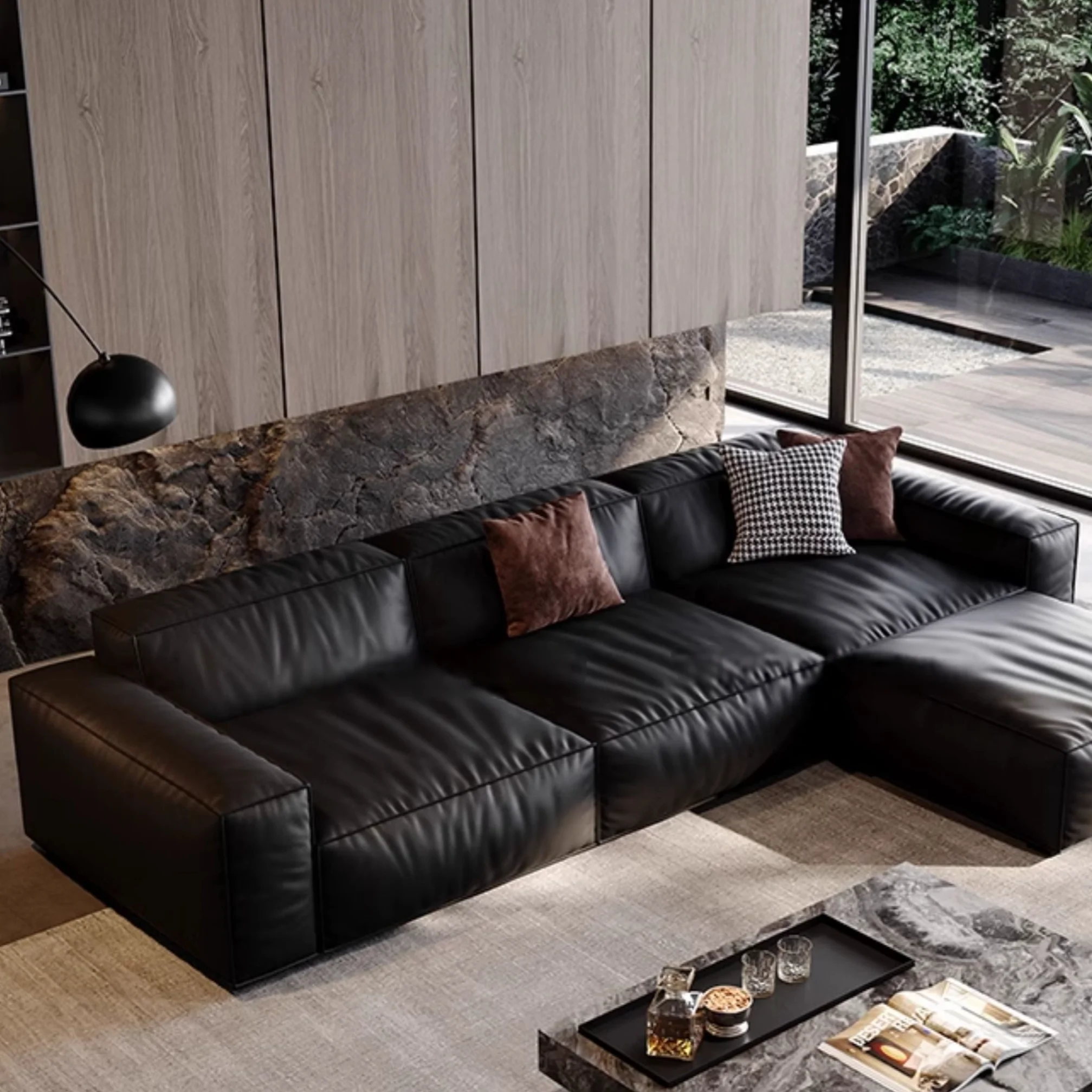 #Tofu Block Genuine Leather Sofa Head Layer Cowhide Italian Light Luxury Retro Straight Sofa
#Tofu Block Genuine Leather Sofa Head Layer Cowhide Italian Light Luxury Retro Straight Sofa