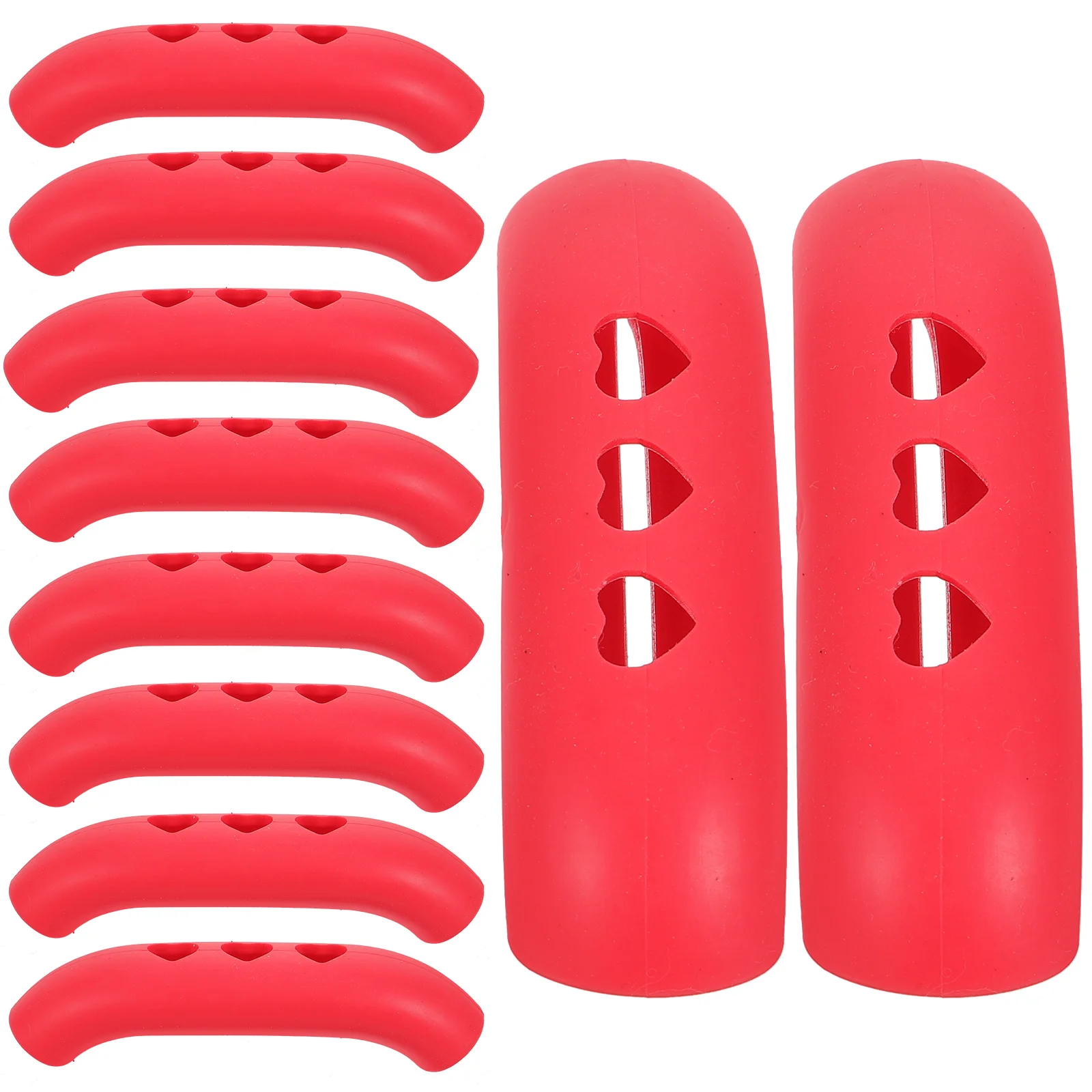 10 Pcs Pot Handle Covers Heat Resistant Kitchen Pan Handle Protectors for Frying Pans Lightweight Easy Use Red Color
10 Pcs Pot Handle Covers Heat Resistant Kitchen Pan Handle Protectors for Frying Pans Lightweight Easy Use Red Color